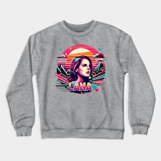 Lana Del Rey - Neon Sunset Crewneck Sweatshirt